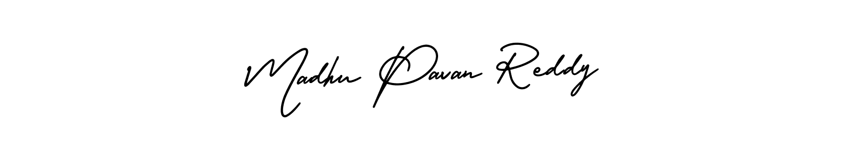 Also we have Madhu Pavan Reddy name is the best signature style. Create professional handwritten signature collection using AmerikaSignatureDemo-Regular autograph style. Madhu Pavan Reddy signature style 3 images and pictures png