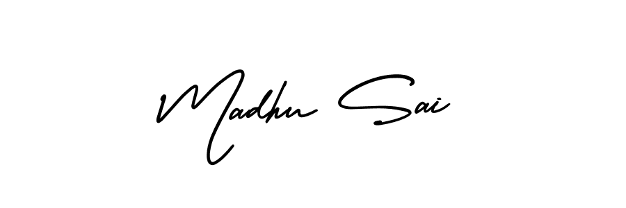 You can use this online signature creator to create a handwritten signature for the name Madhu Sai. This is the best online autograph maker. Madhu Sai signature style 3 images and pictures png