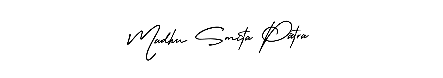 Use a signature maker to create a handwritten signature online. With this signature software, you can design (AmerikaSignatureDemo-Regular) your own signature for name Madhu Smita Patra. Madhu Smita Patra signature style 3 images and pictures png