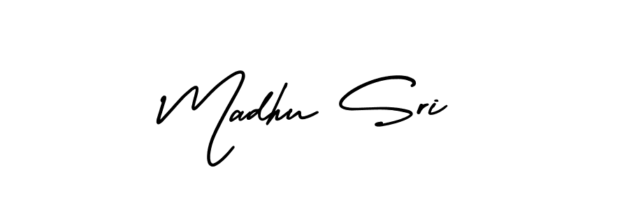 Make a beautiful signature design for name Madhu Sri. Use this online signature maker to create a handwritten signature for free. Madhu Sri signature style 3 images and pictures png