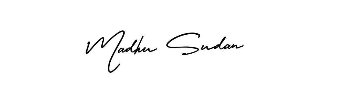 Best and Professional Signature Style for Madhu Sudan. AmerikaSignatureDemo-Regular Best Signature Style Collection. Madhu Sudan signature style 3 images and pictures png