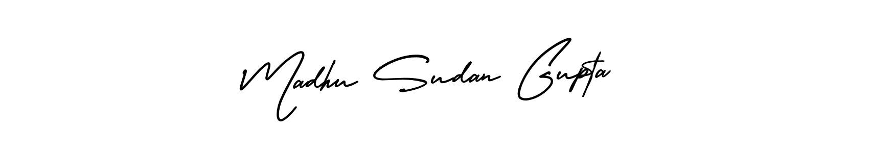 Make a beautiful signature design for name Madhu Sudan Gupta. Use this online signature maker to create a handwritten signature for free. Madhu Sudan Gupta signature style 3 images and pictures png