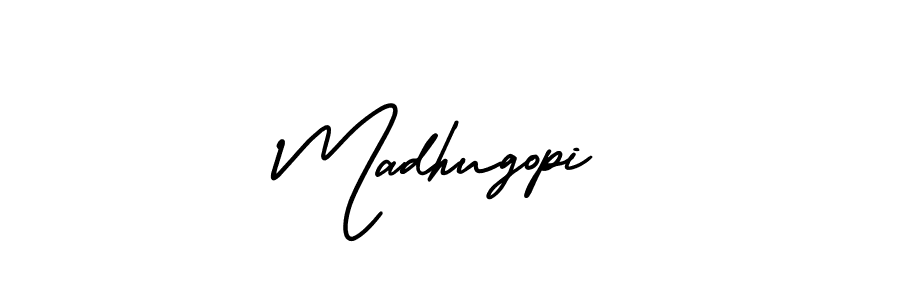 Also we have Madhugopi name is the best signature style. Create professional handwritten signature collection using AmerikaSignatureDemo-Regular autograph style. Madhugopi signature style 3 images and pictures png