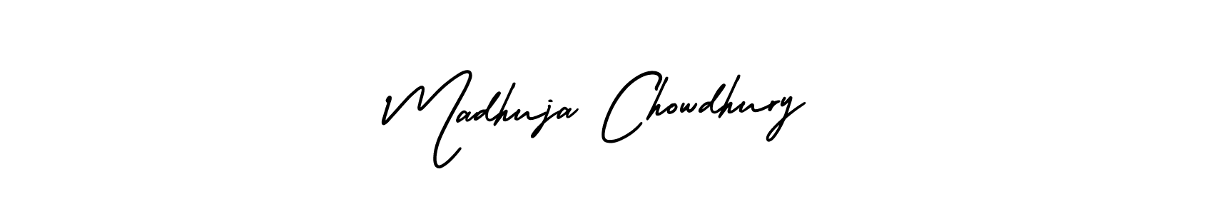 Once you've used our free online signature maker to create your best signature AmerikaSignatureDemo-Regular style, it's time to enjoy all of the benefits that Madhuja Chowdhury name signing documents. Madhuja Chowdhury signature style 3 images and pictures png