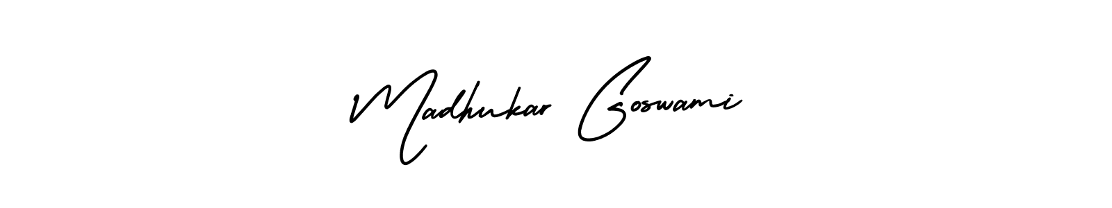 Check out images of Autograph of Madhukar Goswami name. Actor Madhukar Goswami Signature Style. AmerikaSignatureDemo-Regular is a professional sign style online. Madhukar Goswami signature style 3 images and pictures png