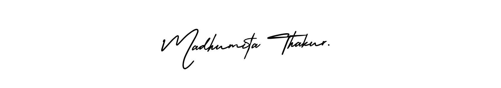 How to Draw Madhumita Thakur. signature style? AmerikaSignatureDemo-Regular is a latest design signature styles for name Madhumita Thakur.. Madhumita Thakur. signature style 3 images and pictures png