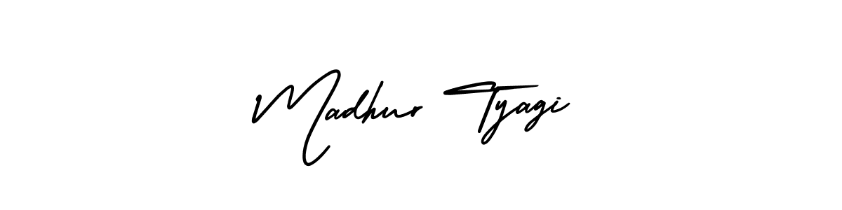 Make a beautiful signature design for name Madhur Tyagi. Use this online signature maker to create a handwritten signature for free. Madhur Tyagi signature style 3 images and pictures png