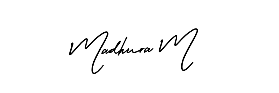 You can use this online signature creator to create a handwritten signature for the name Madhura M. This is the best online autograph maker. Madhura M signature style 3 images and pictures png