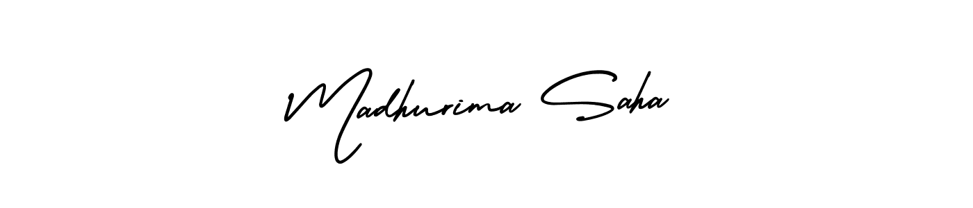 AmerikaSignatureDemo-Regular is a professional signature style that is perfect for those who want to add a touch of class to their signature. It is also a great choice for those who want to make their signature more unique. Get Madhurima Saha name to fancy signature for free. Madhurima Saha signature style 3 images and pictures png