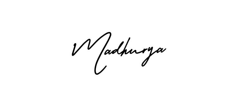 if you are searching for the best signature style for your name Madhurya. so please give up your signature search. here we have designed multiple signature styles  using AmerikaSignatureDemo-Regular. Madhurya signature style 3 images and pictures png