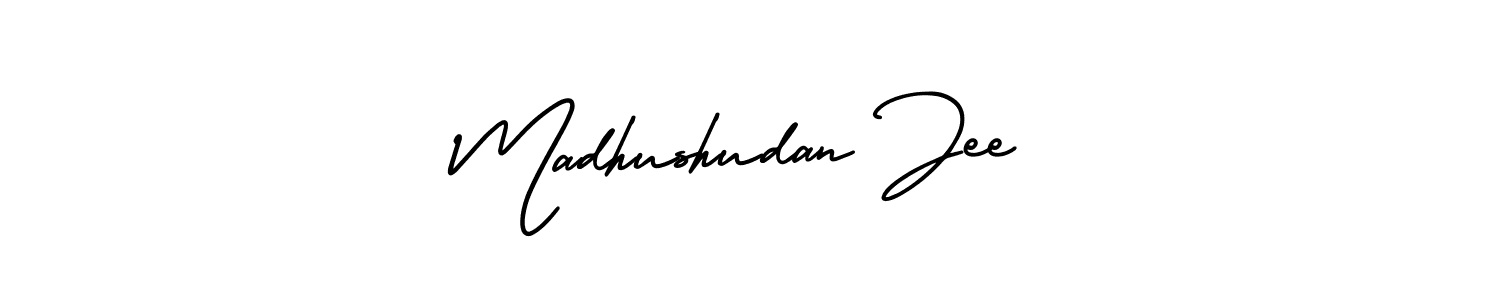 Make a beautiful signature design for name Madhushudan Jee. Use this online signature maker to create a handwritten signature for free. Madhushudan Jee signature style 3 images and pictures png