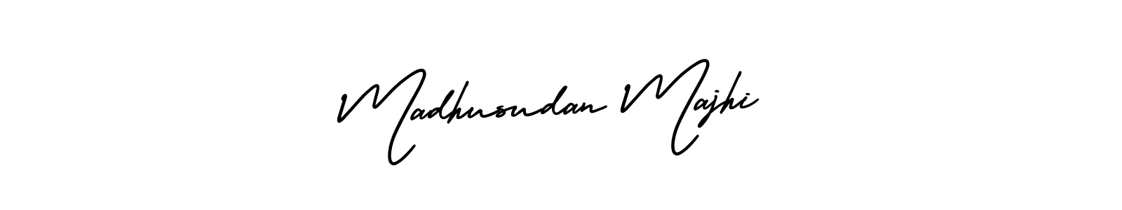 Design your own signature with our free online signature maker. With this signature software, you can create a handwritten (AmerikaSignatureDemo-Regular) signature for name Madhusudan Majhi. Madhusudan Majhi signature style 3 images and pictures png