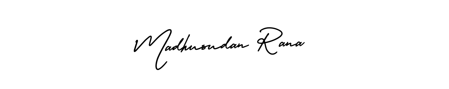 Here are the top 10 professional signature styles for the name Madhusudan Rana. These are the best autograph styles you can use for your name. Madhusudan Rana signature style 3 images and pictures png