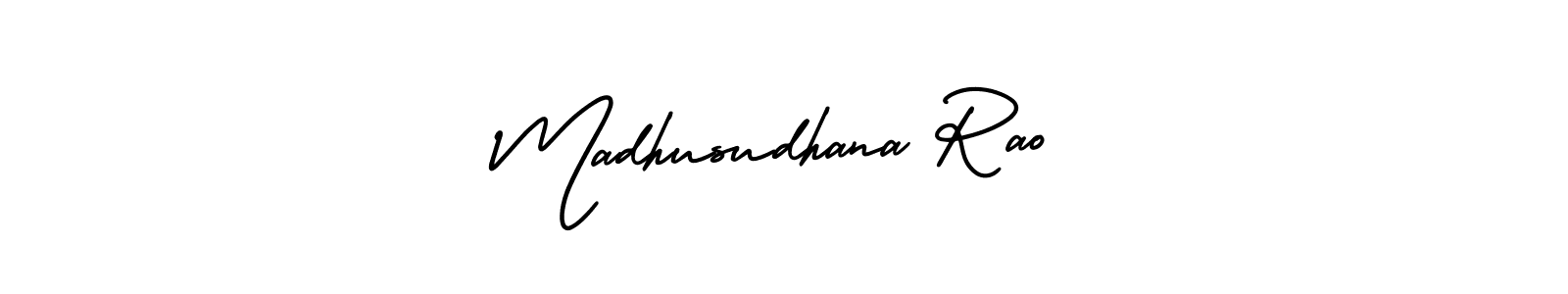 You can use this online signature creator to create a handwritten signature for the name Madhusudhana Rao. This is the best online autograph maker. Madhusudhana Rao signature style 3 images and pictures png