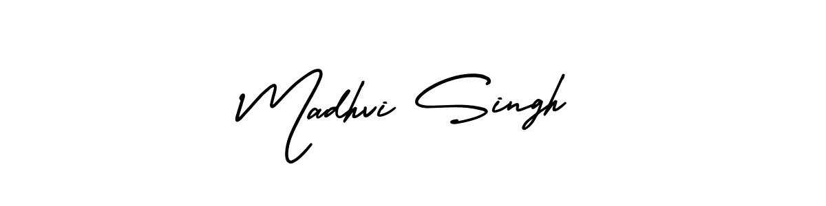 Create a beautiful signature design for name Madhvi Singh. With this signature (AmerikaSignatureDemo-Regular) fonts, you can make a handwritten signature for free. Madhvi Singh signature style 3 images and pictures png