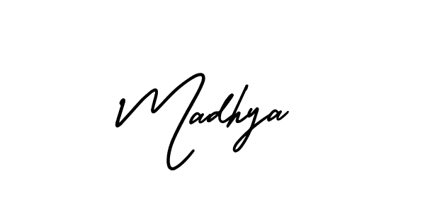 AmerikaSignatureDemo-Regular is a professional signature style that is perfect for those who want to add a touch of class to their signature. It is also a great choice for those who want to make their signature more unique. Get Madhya name to fancy signature for free. Madhya signature style 3 images and pictures png
