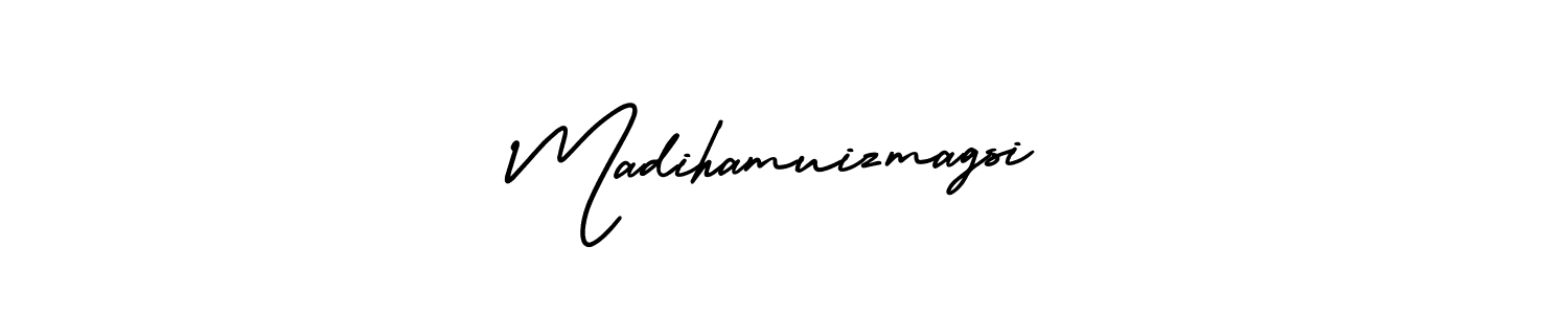 Similarly AmerikaSignatureDemo-Regular is the best handwritten signature design. Signature creator online .You can use it as an online autograph creator for name Madihamuizmagsi. Madihamuizmagsi signature style 3 images and pictures png