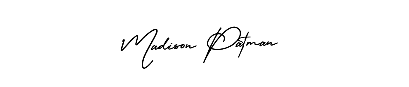 Make a short Madison Patman signature style. Manage your documents anywhere anytime using AmerikaSignatureDemo-Regular. Create and add eSignatures, submit forms, share and send files easily. Madison Patman signature style 3 images and pictures png