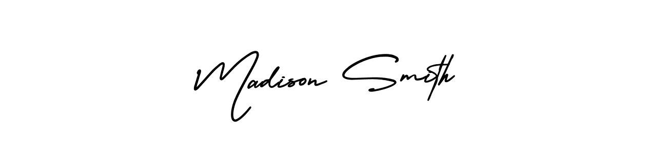 Make a short Madison Smith signature style. Manage your documents anywhere anytime using AmerikaSignatureDemo-Regular. Create and add eSignatures, submit forms, share and send files easily. Madison Smith signature style 3 images and pictures png
