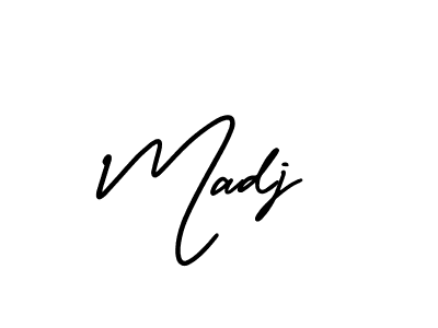 if you are searching for the best signature style for your name Madj. so please give up your signature search. here we have designed multiple signature styles  using AmerikaSignatureDemo-Regular. Madj signature style 3 images and pictures png