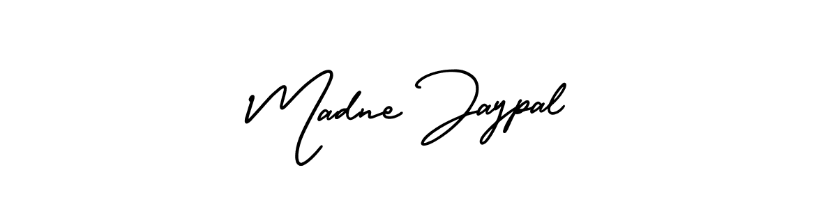 Best and Professional Signature Style for Madne Jaypal. AmerikaSignatureDemo-Regular Best Signature Style Collection. Madne Jaypal signature style 3 images and pictures png