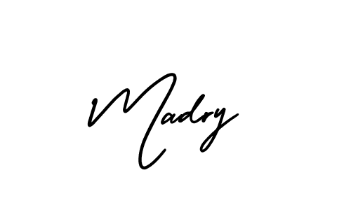 Similarly AmerikaSignatureDemo-Regular is the best handwritten signature design. Signature creator online .You can use it as an online autograph creator for name Madry. Madry signature style 3 images and pictures png