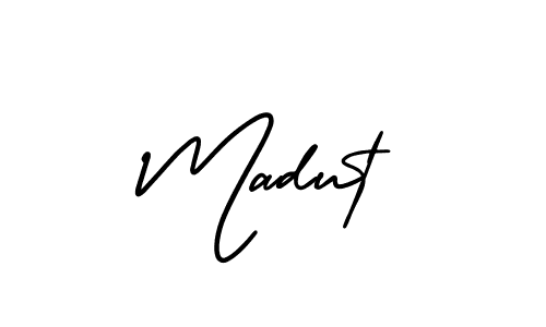 Also we have Madut name is the best signature style. Create professional handwritten signature collection using AmerikaSignatureDemo-Regular autograph style. Madut signature style 3 images and pictures png