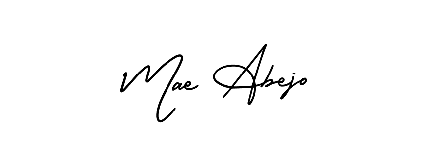 Best and Professional Signature Style for Mae Abejo. AmerikaSignatureDemo-Regular Best Signature Style Collection. Mae Abejo signature style 3 images and pictures png