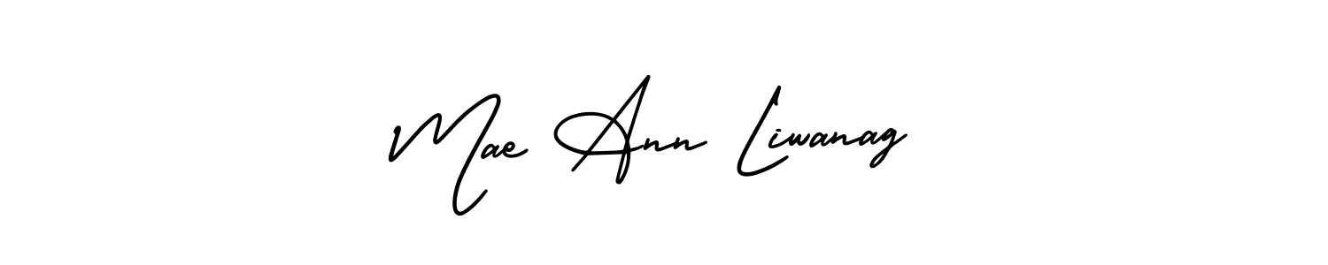 Best and Professional Signature Style for Mae Ann Liwanag. AmerikaSignatureDemo-Regular Best Signature Style Collection. Mae Ann Liwanag signature style 3 images and pictures png