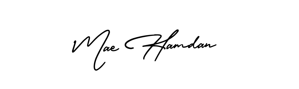 How to make Mae Hamdan signature? AmerikaSignatureDemo-Regular is a professional autograph style. Create handwritten signature for Mae Hamdan name. Mae Hamdan signature style 3 images and pictures png