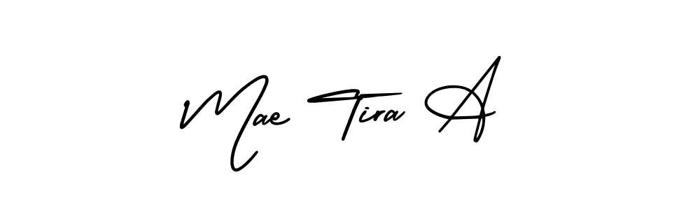 How to make Mae Tira A signature? AmerikaSignatureDemo-Regular is a professional autograph style. Create handwritten signature for Mae Tira A name. Mae Tira A signature style 3 images and pictures png