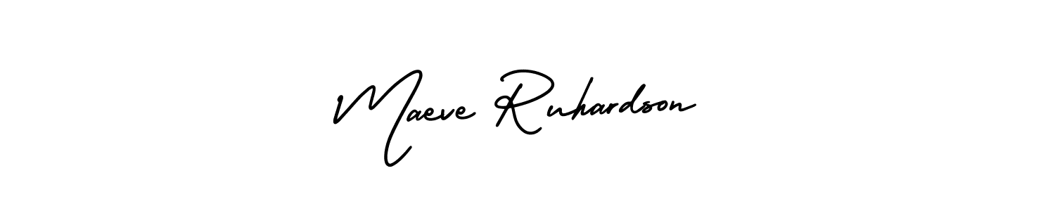 Also we have Maeve Ruhardson name is the best signature style. Create professional handwritten signature collection using AmerikaSignatureDemo-Regular autograph style. Maeve Ruhardson signature style 3 images and pictures png