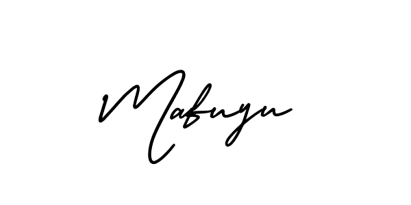Use a signature maker to create a handwritten signature online. With this signature software, you can design (AmerikaSignatureDemo-Regular) your own signature for name Mafuyu. Mafuyu signature style 3 images and pictures png