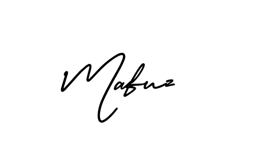 How to make Mafuz signature? AmerikaSignatureDemo-Regular is a professional autograph style. Create handwritten signature for Mafuz name. Mafuz signature style 3 images and pictures png