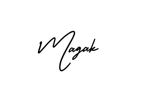 This is the best signature style for the Magak name. Also you like these signature font (AmerikaSignatureDemo-Regular). Mix name signature. Magak signature style 3 images and pictures png