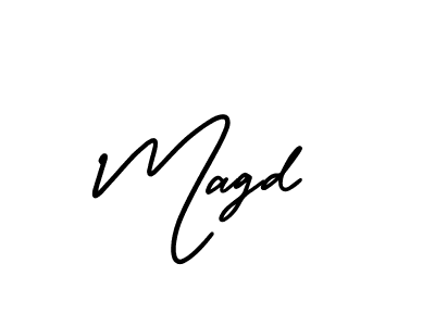 This is the best signature style for the Magd name. Also you like these signature font (AmerikaSignatureDemo-Regular). Mix name signature. Magd signature style 3 images and pictures png