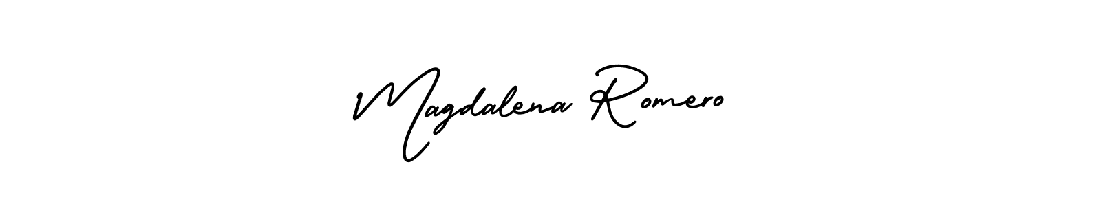 See photos of Magdalena Romero official signature by Spectra . Check more albums & portfolios. Read reviews & check more about AmerikaSignatureDemo-Regular font. Magdalena Romero signature style 3 images and pictures png