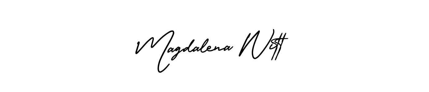 It looks lik you need a new signature style for name Magdalena Witt. Design unique handwritten (AmerikaSignatureDemo-Regular) signature with our free signature maker in just a few clicks. Magdalena Witt signature style 3 images and pictures png