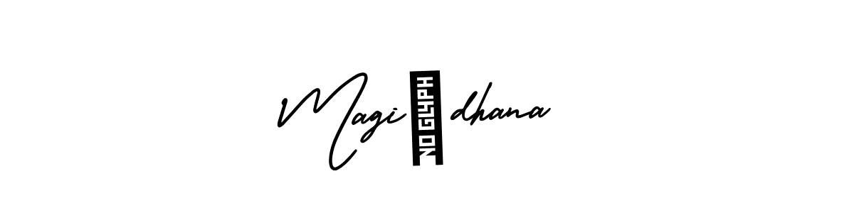 Also we have Magi❤dhana name is the best signature style. Create professional handwritten signature collection using AmerikaSignatureDemo-Regular autograph style. Magi❤dhana signature style 3 images and pictures png