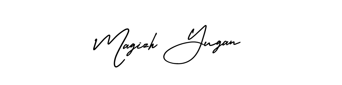 Here are the top 10 professional signature styles for the name Magizh Yugan. These are the best autograph styles you can use for your name. Magizh Yugan signature style 3 images and pictures png