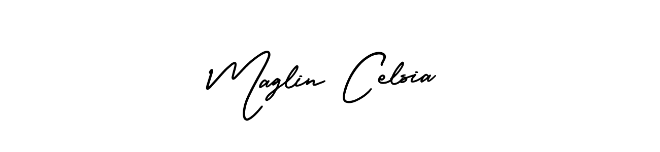 Best and Professional Signature Style for Maglin Celsia. AmerikaSignatureDemo-Regular Best Signature Style Collection. Maglin Celsia signature style 3 images and pictures png