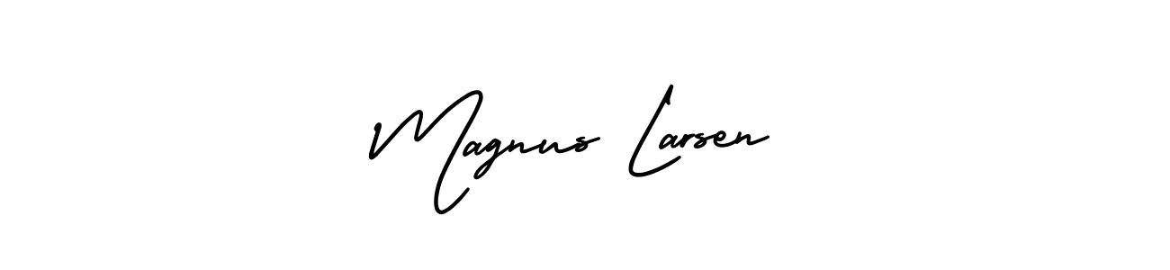 How to make Magnus Larsen signature? AmerikaSignatureDemo-Regular is a professional autograph style. Create handwritten signature for Magnus Larsen name. Magnus Larsen signature style 3 images and pictures png