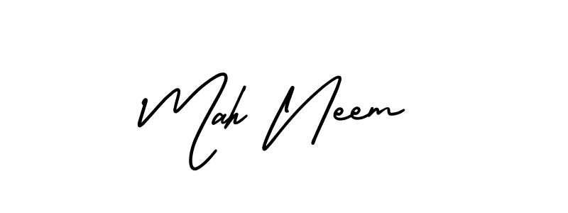 Make a beautiful signature design for name Mah Neem. Use this online signature maker to create a handwritten signature for free. Mah Neem signature style 3 images and pictures png