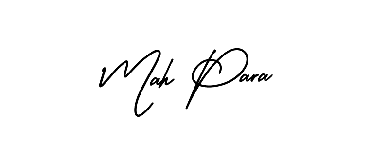 if you are searching for the best signature style for your name Mah Para. so please give up your signature search. here we have designed multiple signature styles  using AmerikaSignatureDemo-Regular. Mah Para signature style 3 images and pictures png