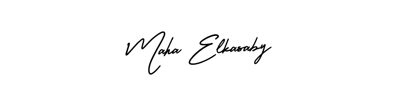 Also we have Maha Elkasaby name is the best signature style. Create professional handwritten signature collection using AmerikaSignatureDemo-Regular autograph style. Maha Elkasaby signature style 3 images and pictures png