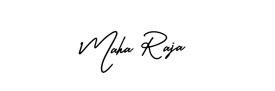 The best way (AmerikaSignatureDemo-Regular) to make a short signature is to pick only two or three words in your name. The name Maha Raja include a total of six letters. For converting this name. Maha Raja signature style 3 images and pictures png