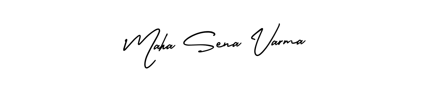 Check out images of Autograph of Maha Sena Varma name. Actor Maha Sena Varma Signature Style. AmerikaSignatureDemo-Regular is a professional sign style online. Maha Sena Varma signature style 3 images and pictures png