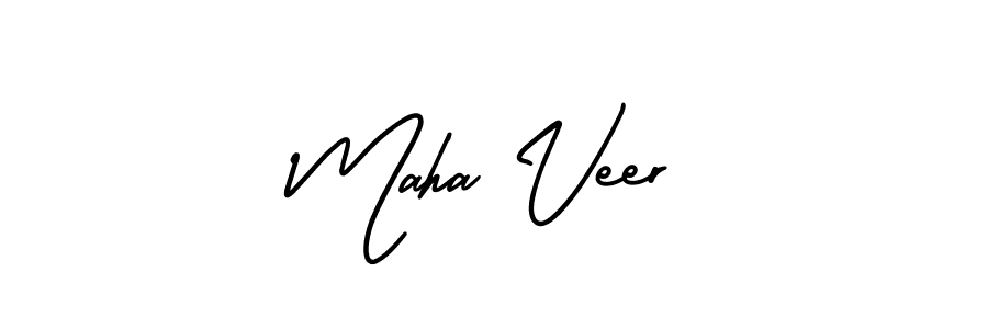 Also we have Maha Veer name is the best signature style. Create professional handwritten signature collection using AmerikaSignatureDemo-Regular autograph style. Maha Veer signature style 3 images and pictures png