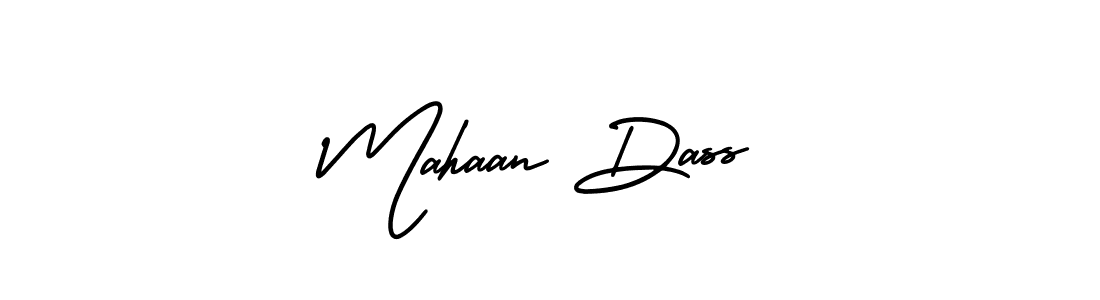How to make Mahaan Dass signature? AmerikaSignatureDemo-Regular is a professional autograph style. Create handwritten signature for Mahaan Dass name. Mahaan Dass signature style 3 images and pictures png