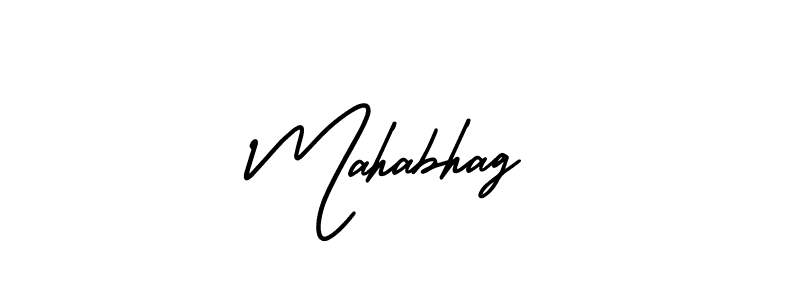 Make a beautiful signature design for name Mahabhag. With this signature (AmerikaSignatureDemo-Regular) style, you can create a handwritten signature for free. Mahabhag signature style 3 images and pictures png